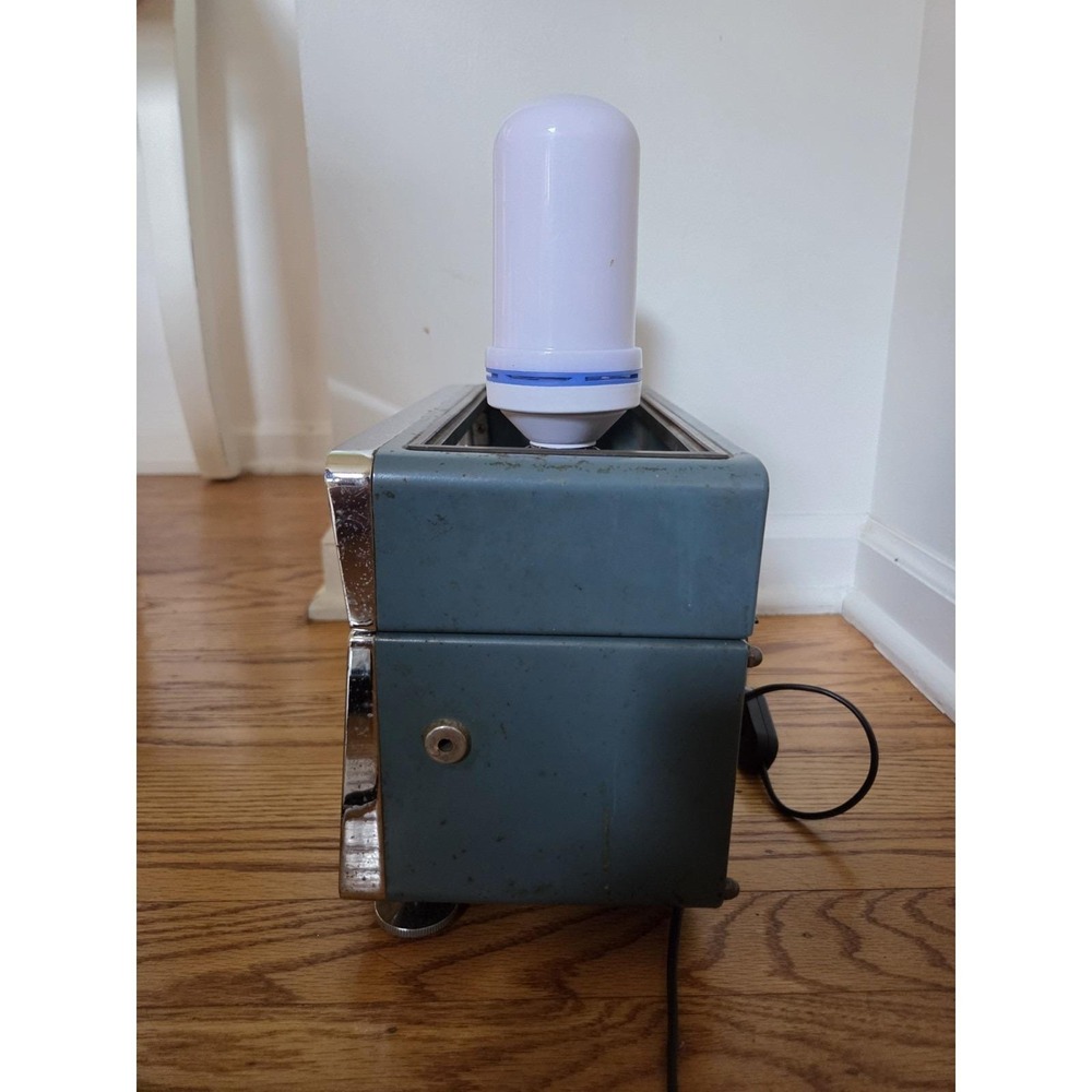 Repurposed Atompunk Troemer Scale Lamp Fallout Style Nuclear Warning Light LED - Picture 9 of 17